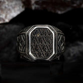 Stoneless Modern Design Silver Ring
