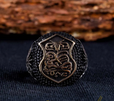 Stoneless Nalain Pak Oval Silver Ring