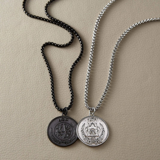 Country Coin Necklace Men