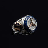 Car Logo Special Silver Ring for Mercedes-Benz Owners No2