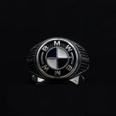 Car Logo Special Silver Ring for BMW Owners No1