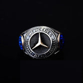 Car Logo Special Silver Ring for Mercedes-Benz Owners No4