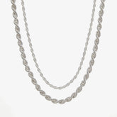 Rope Chain Necklace Sterling Silver