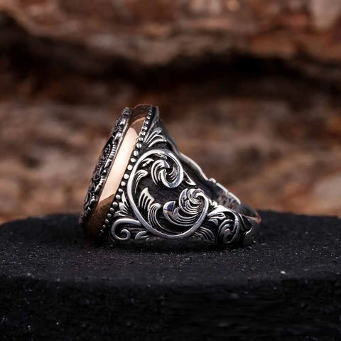 Oval Exclusive Stoneless Silver Ring