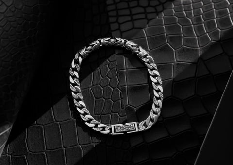 Bali Byzantine Cuban Men Bracelet