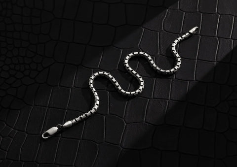 Classic Box Link Men Bracelet