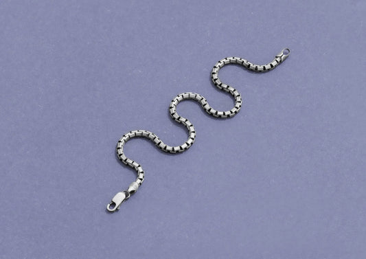 Classic Box Link Men Bracelet