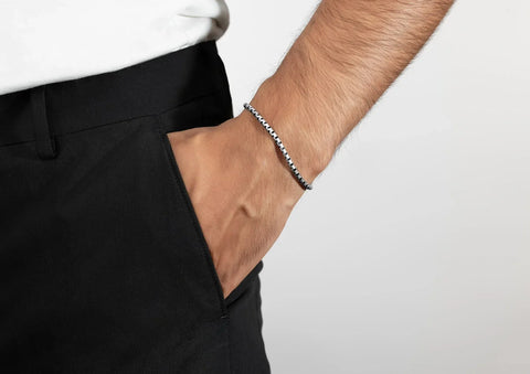 Classic Box Link Men Bracelet