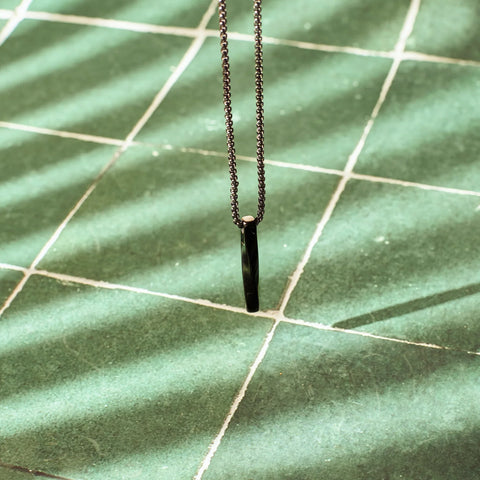 Collier Black Chain
