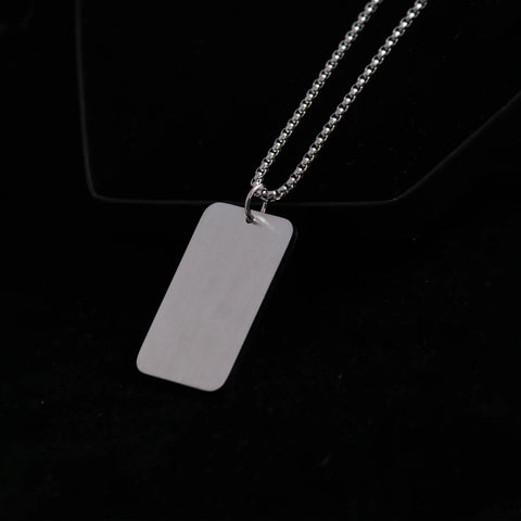 Dog Tag Stainless Steel Chain