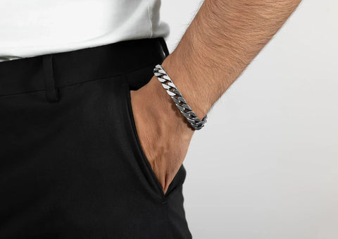 Zen Balance Revolving Medallion Men Bracelet