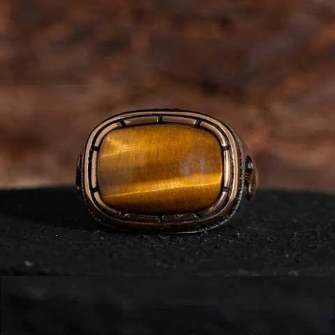 Ala Collection Tiger’s Eye Men Ring
