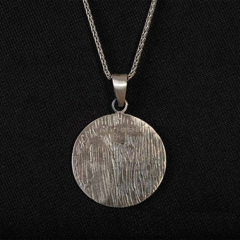 Ayat Al Kursi Islamic Silver Necklace No5