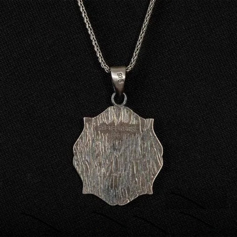 Ayat Al Kursi Islamic Silver Necklace No4