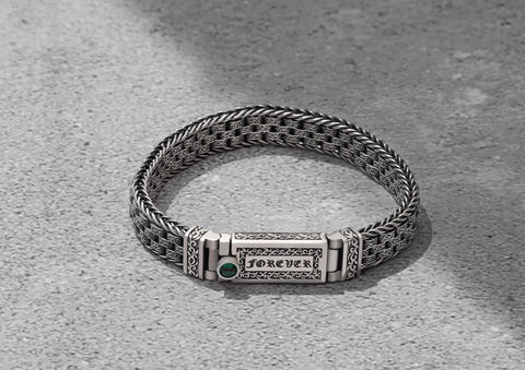 Sleek Ripple Men Bracelet