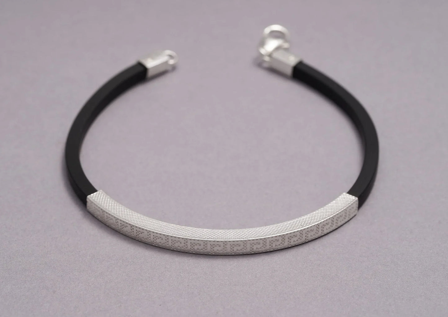 Greek Key Wrist Men  Band