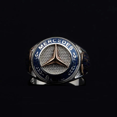Car Logo Special Silver Ring for Mercedes-Benz Owners No2