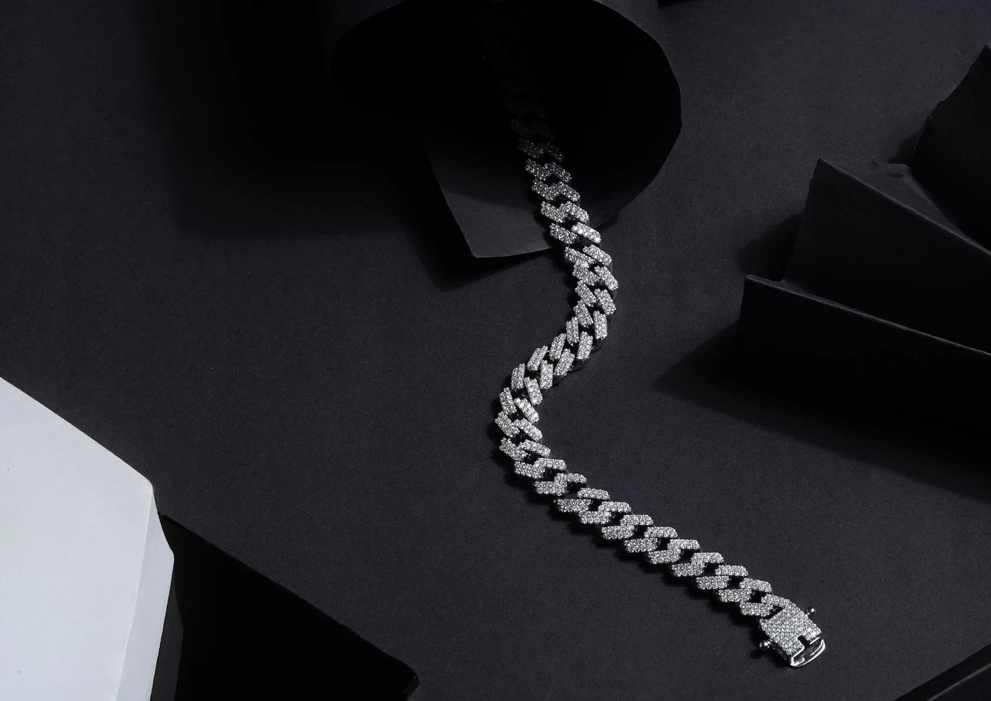 Iced Out Cuban Link Men Bracelet
