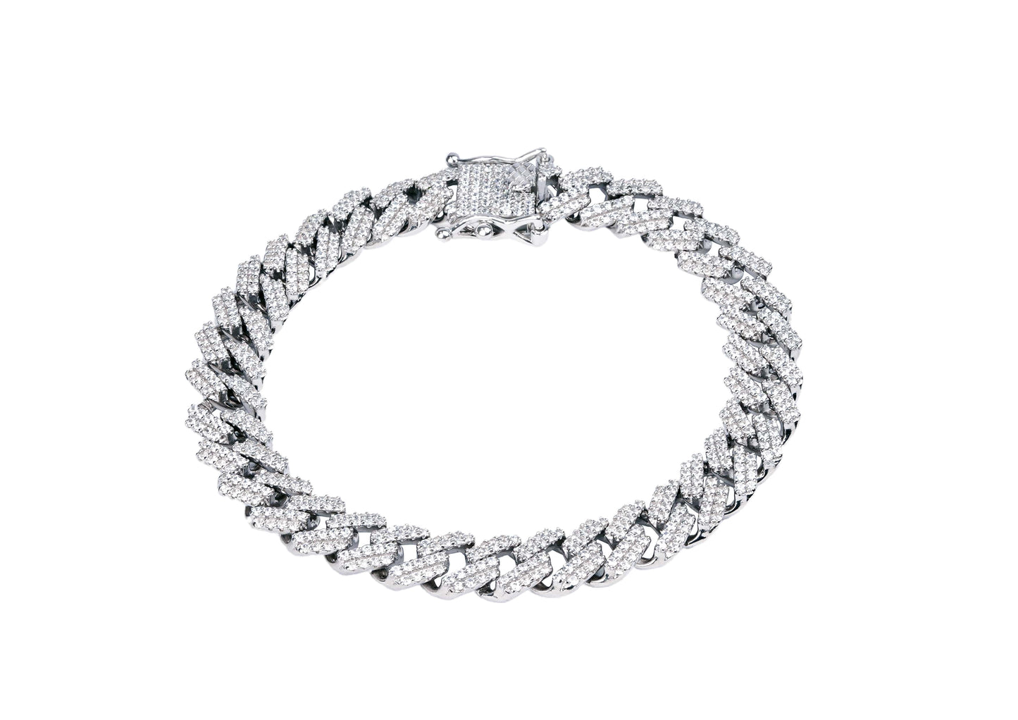 Iced Out Cuban Link Men Bracelet