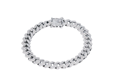 Iced Out Cuban Link Men Bracelet