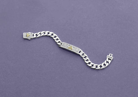 Illuminati Cuban Men Bracelet