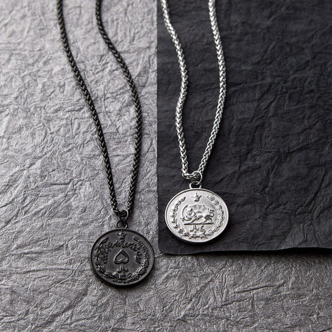 Country Coin Necklace  Men