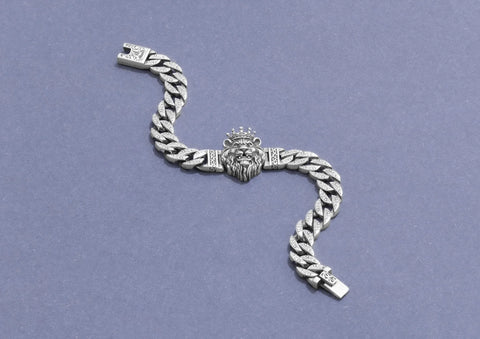 Lion King Oxidised Bracelet