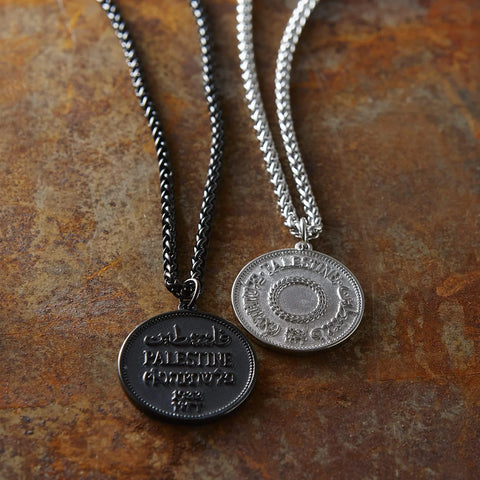 Country Coin Necklace  Men