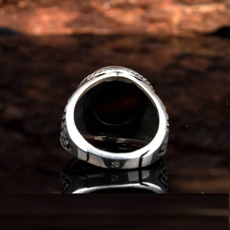 One of a Kind Brown Tiger Eye Ring No2