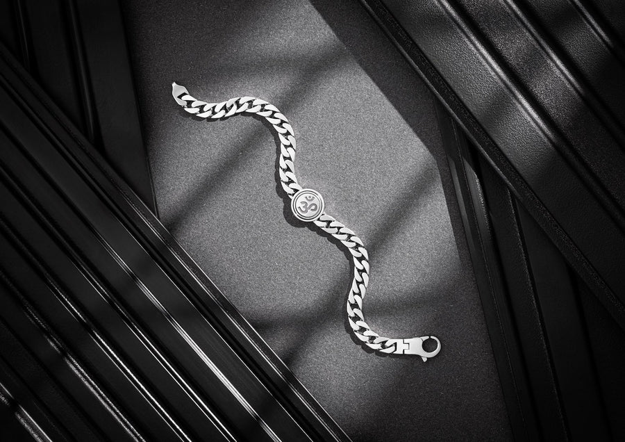 Revolving Luxe Om Bracelet