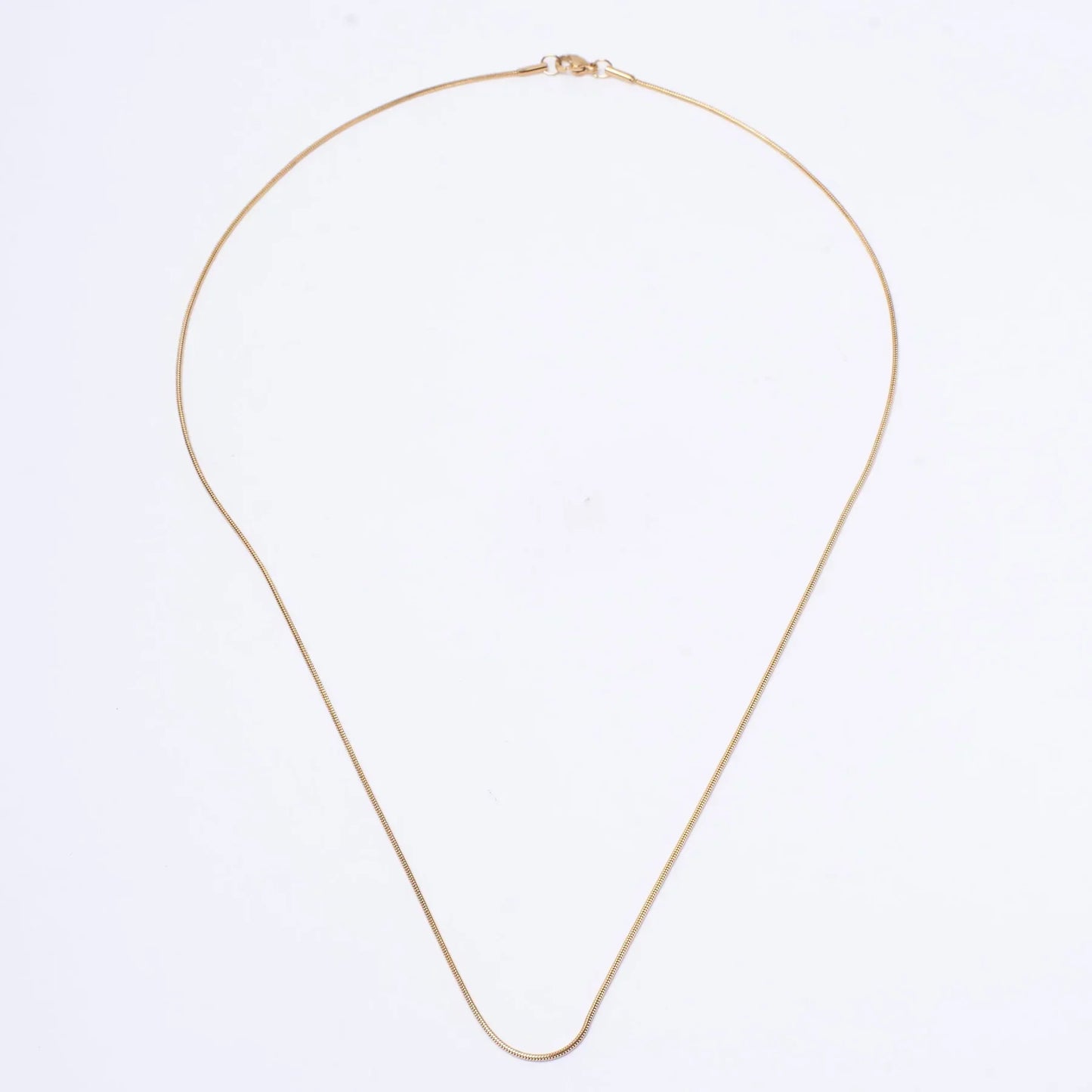 Round Snake Gold Chain