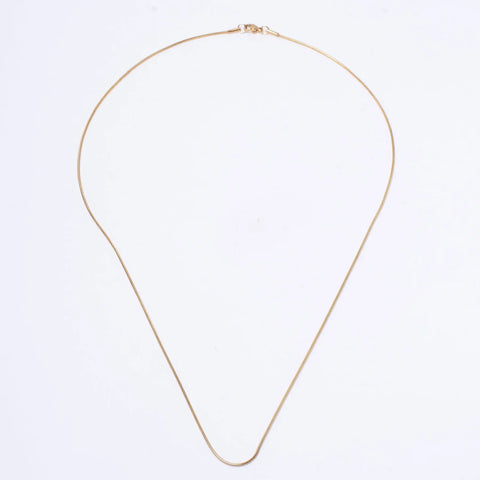 Round Snake Gold Chain
