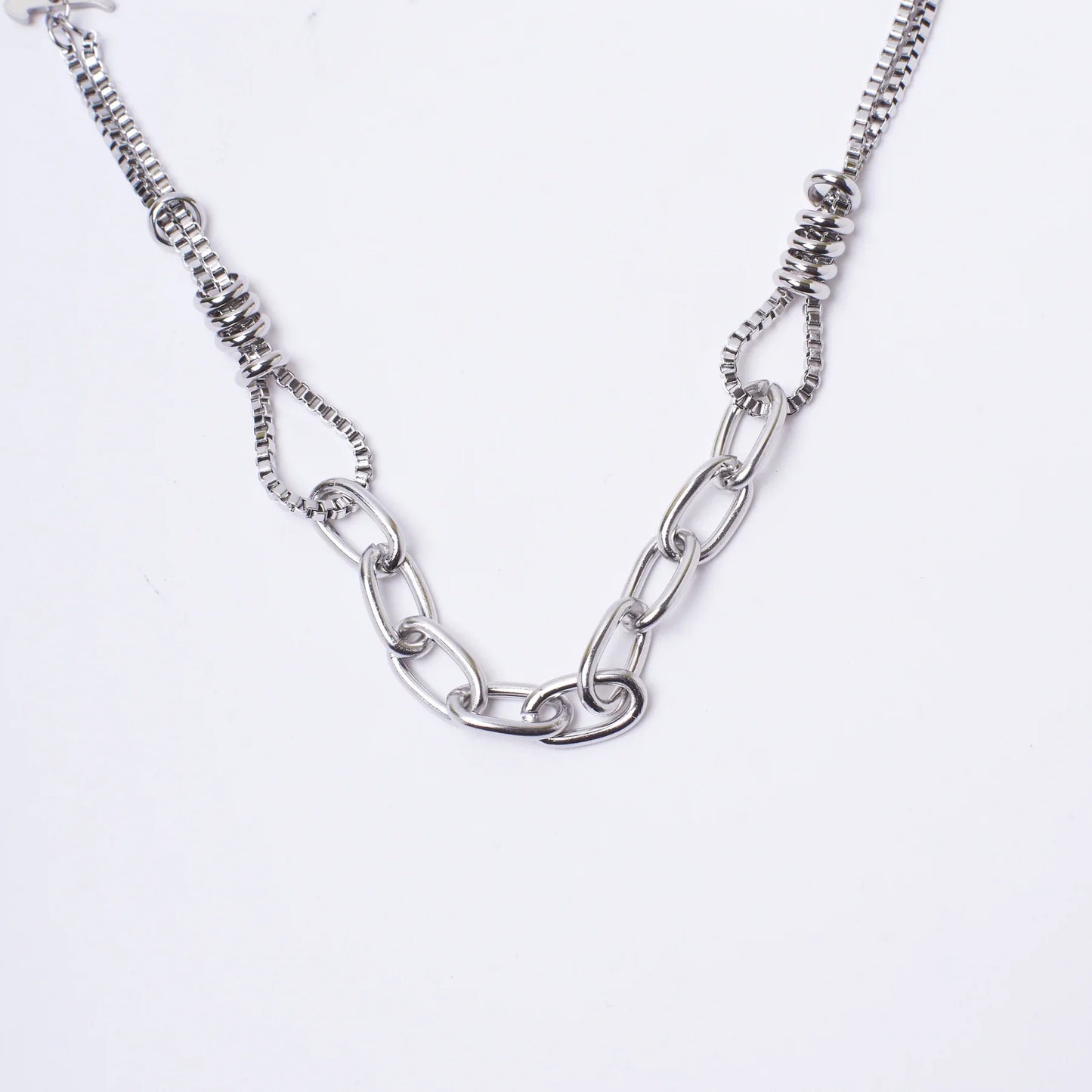 Cryptic Rune Silver Chain