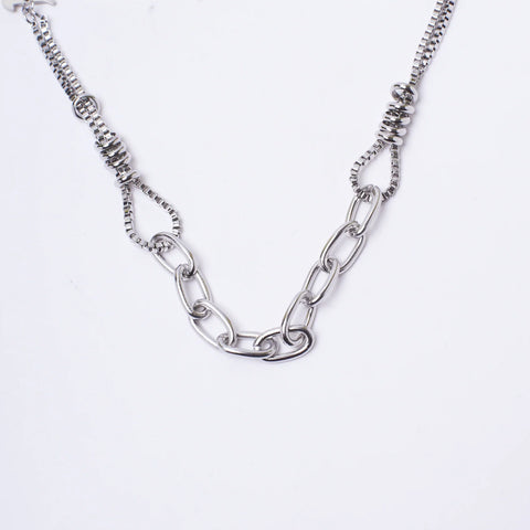 Cryptic Rune Silver Chain