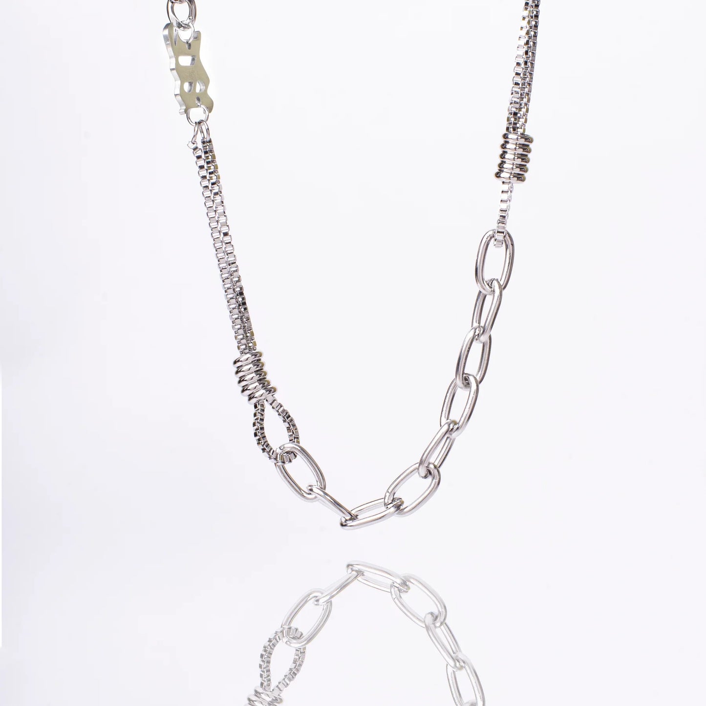 Cryptic Rune Silver Chain