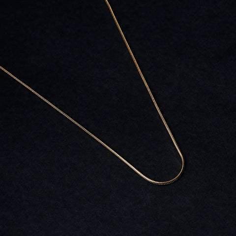 Round Snake Gold Chain