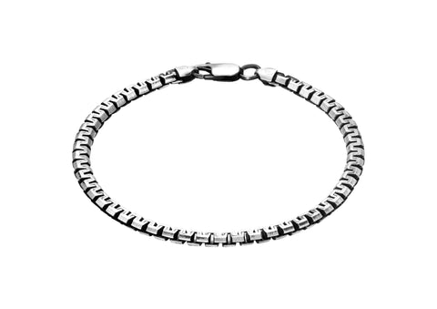 Dragon Textured Cuban Link Men Bracelet