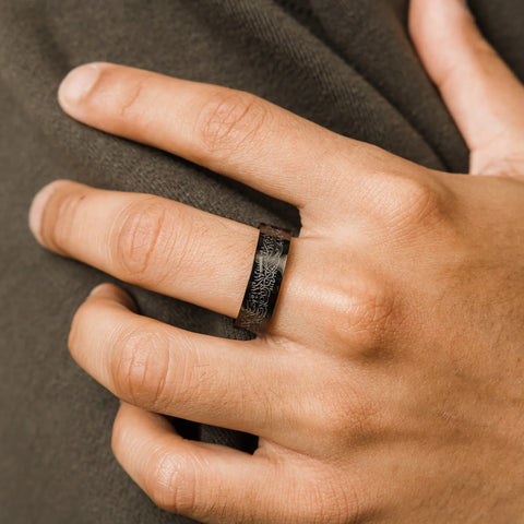 With Hardship Comes Ease Ring V2  Men