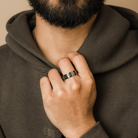 With Hardship Comes Ease Ring V2  Men