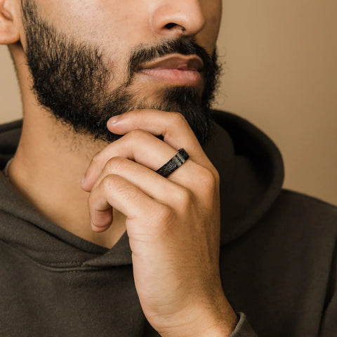 With Hardship Comes Ease Ring V2  Men