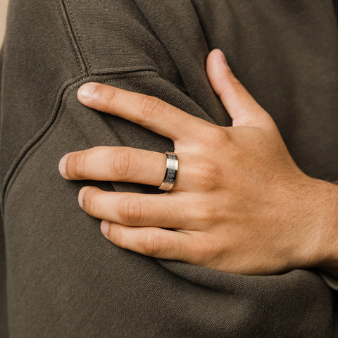 With Hardship Comes Ease Ring V2  Men
