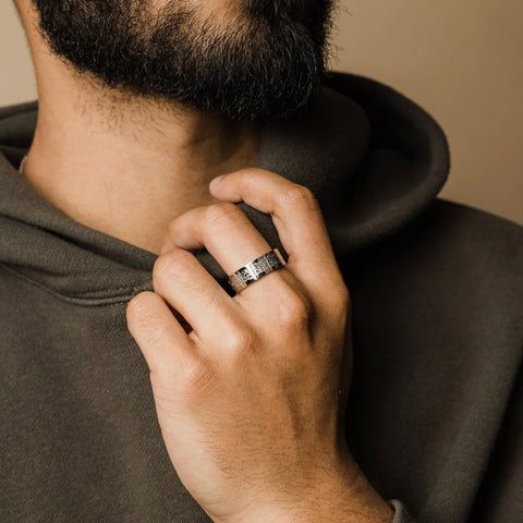 With Hardship Comes Ease Ring V2  Men