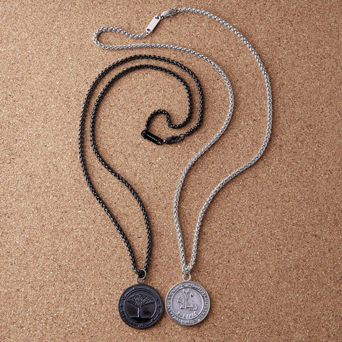 Country Coin Necklace  Men