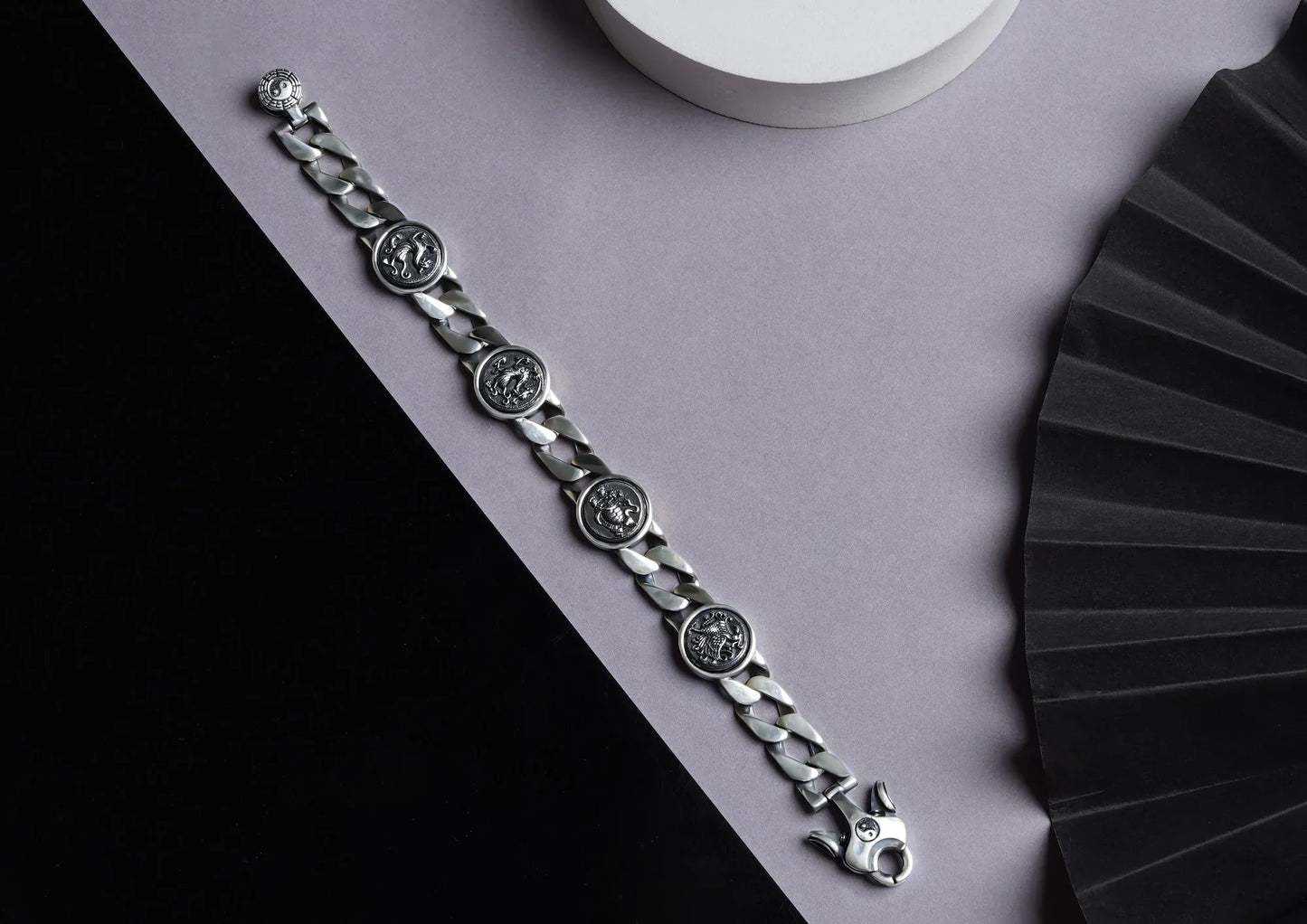Revolving Luxe Om Men Bracelet