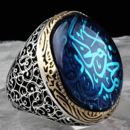 Customizable Elegant Silver Handmade Mens Ring