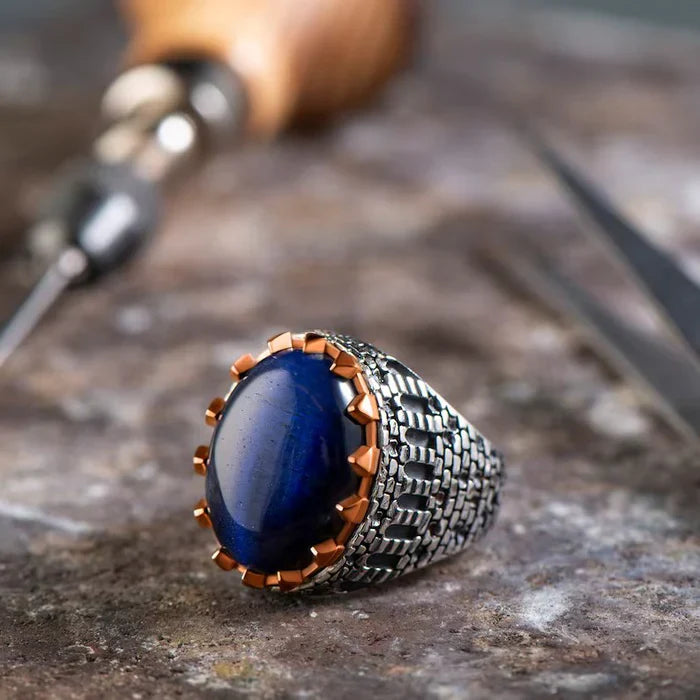 Castle Wall Turkish Ring-925