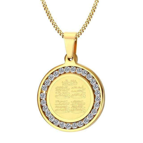 4 Qul Pendant Necklace Gift Hajj Umrah IS1 IS2