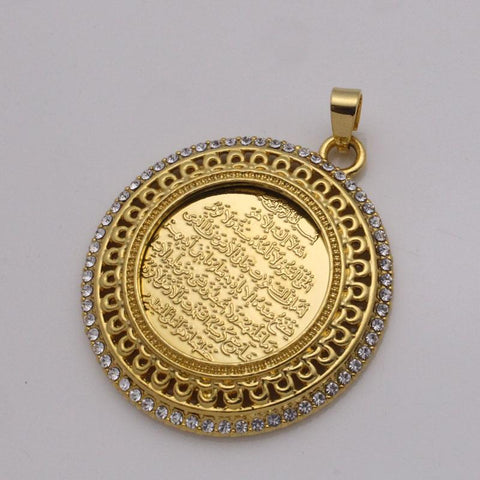 AYATUL KURSI Crystal Pendant necklace for Men and Women NS2 IS1 IS2