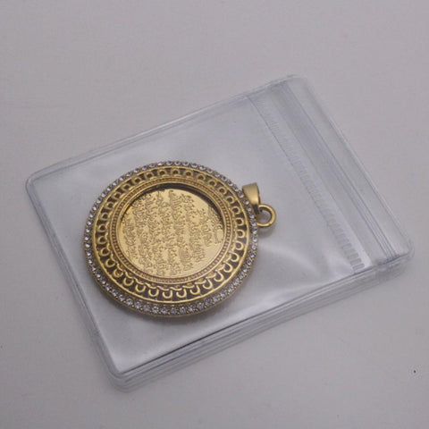 AYATUL KURSI Crystal Pendant necklace for Men and Women NS2 IS1 IS2